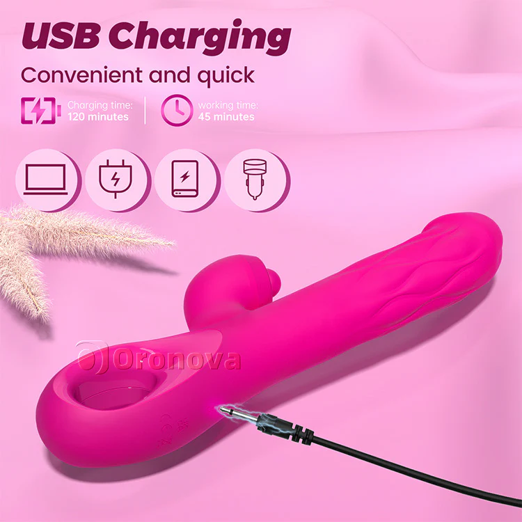 3-in-1 Tapping & Expanding Vibrator – G-Spot & Clitoral Stimulation - Image 9