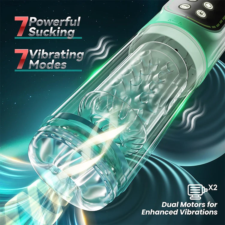 9-in-1 Male Masturbator with 7 Licking, Thrusting & Suction Modes - Image 2