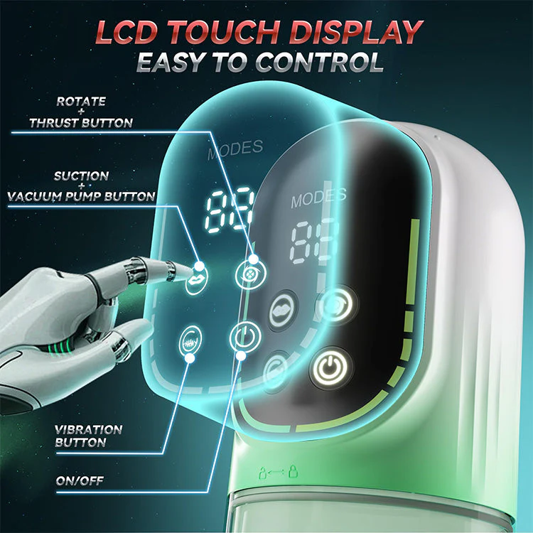 9-in-1 Male Masturbator with 7 Licking, Thrusting & Suction Modes - Image 5