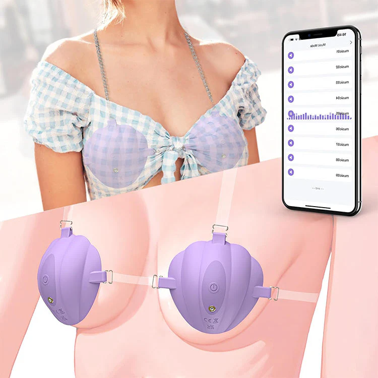 Adjustable Nipple Vibrator with APP Control & 9 Modes - Image 2