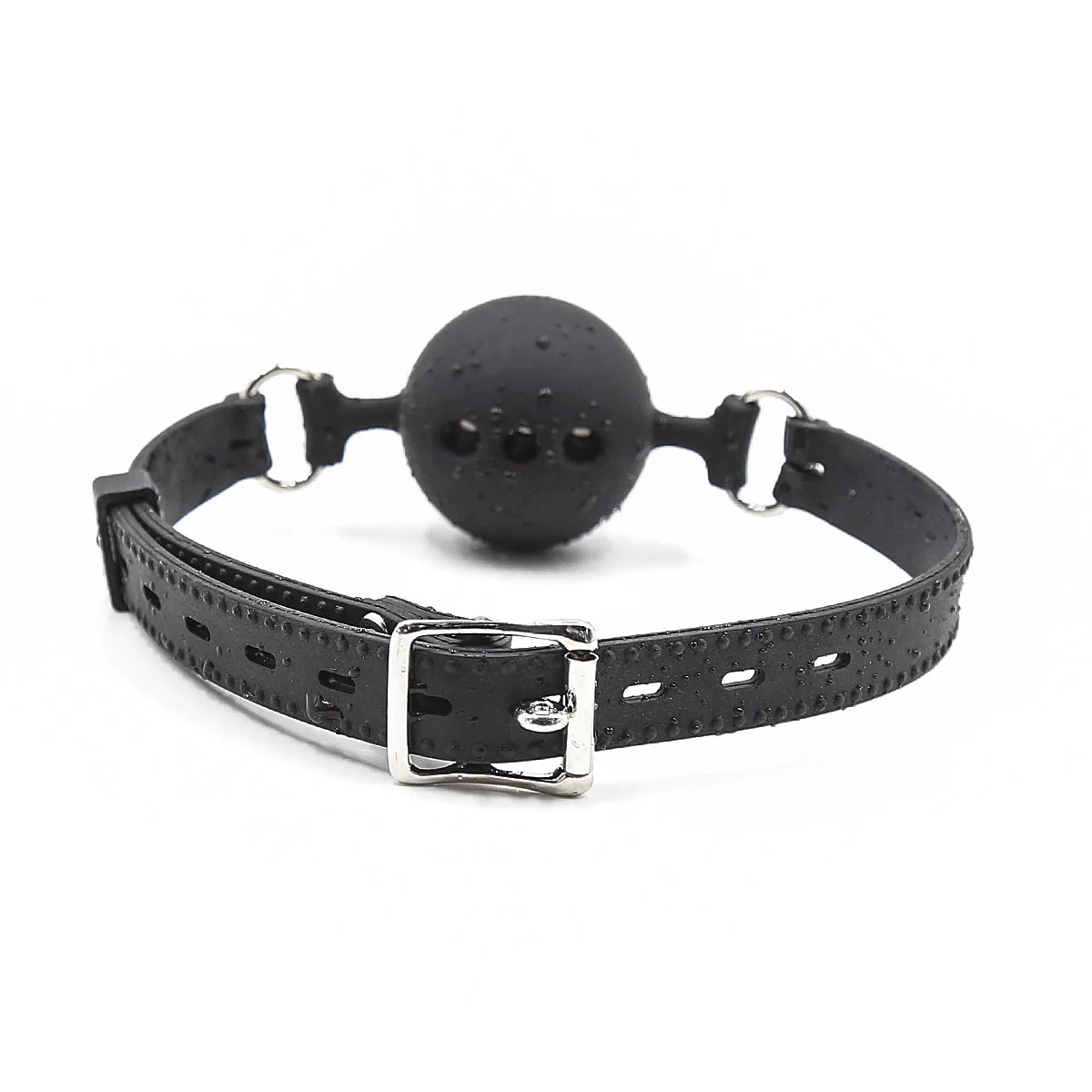 Adjustable Silicone Ball Gag – SM Bondage (S/M/L) - Image 2