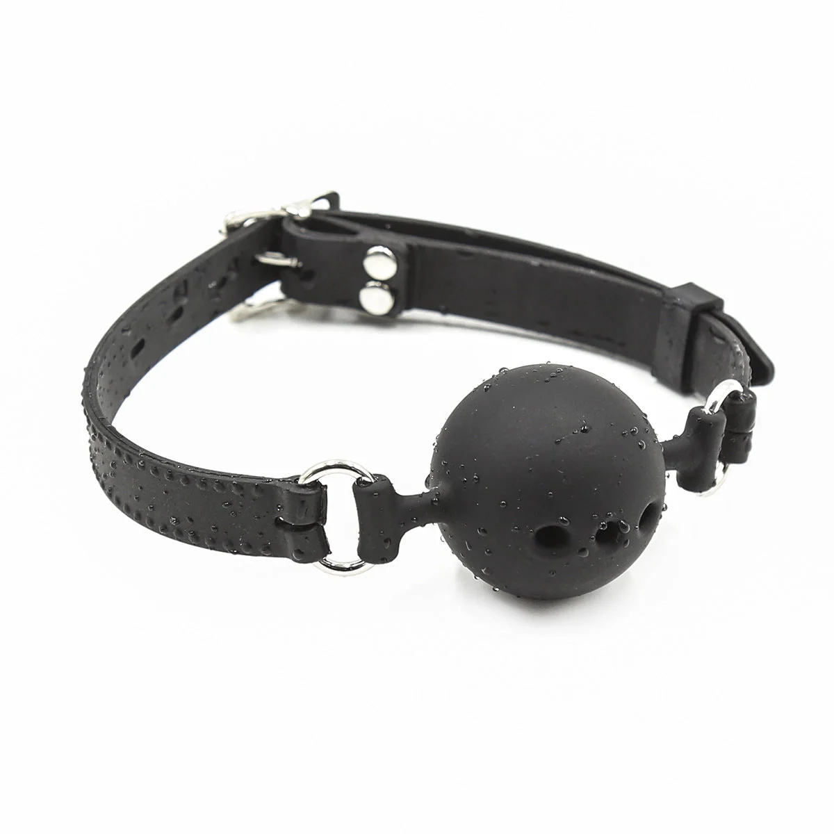 Adjustable Silicone Ball Gag – SM Bondage (S/M/L) - Image 3