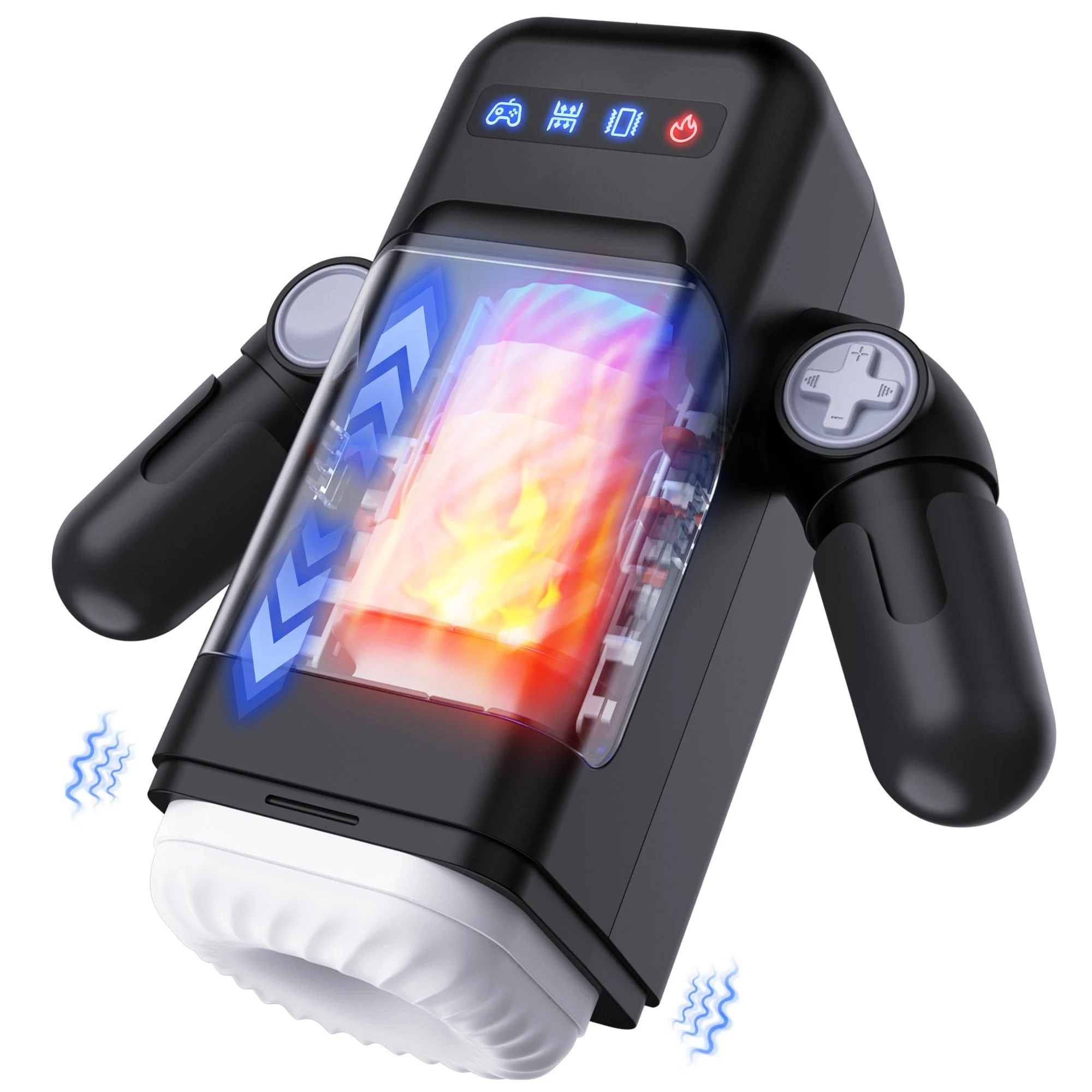 Thrusting Masturbator with Vibrating & 2 Heating Levels - Image 3