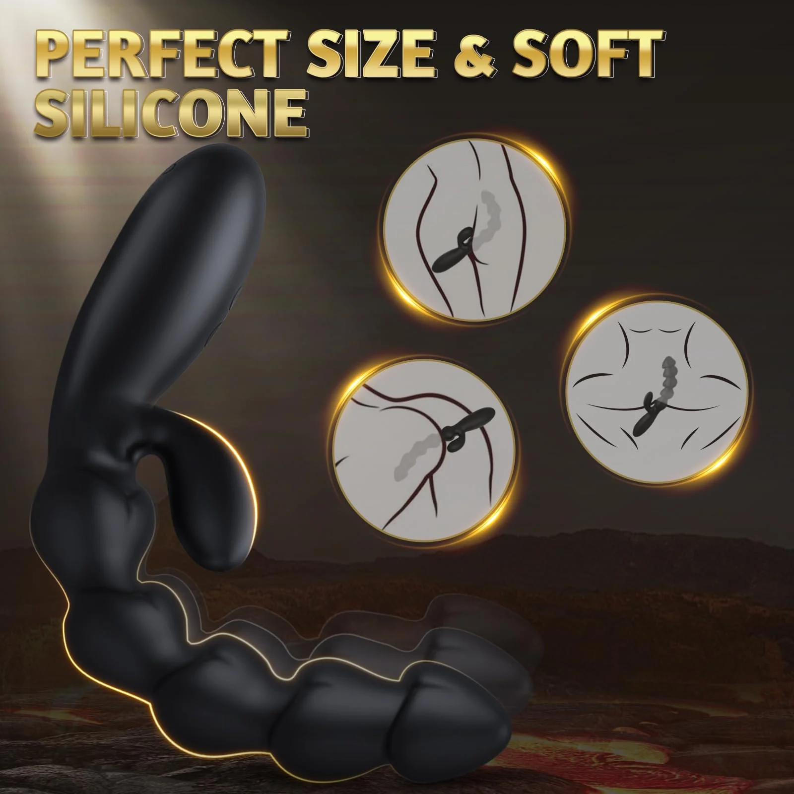 Anal Beads Vibrator with Dual Motors - Image 4