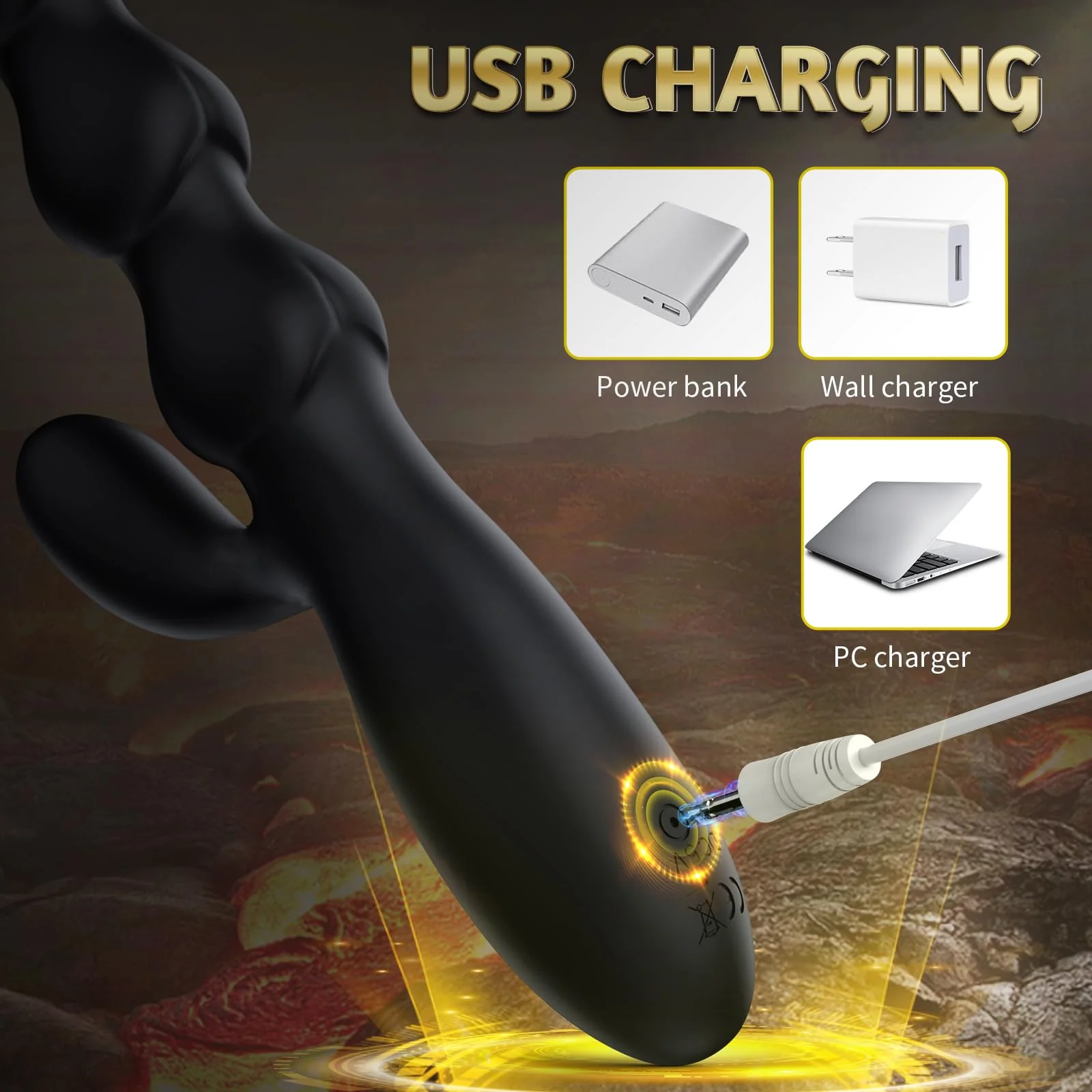 Anal Beads Vibrator with Dual Motors - Image 6