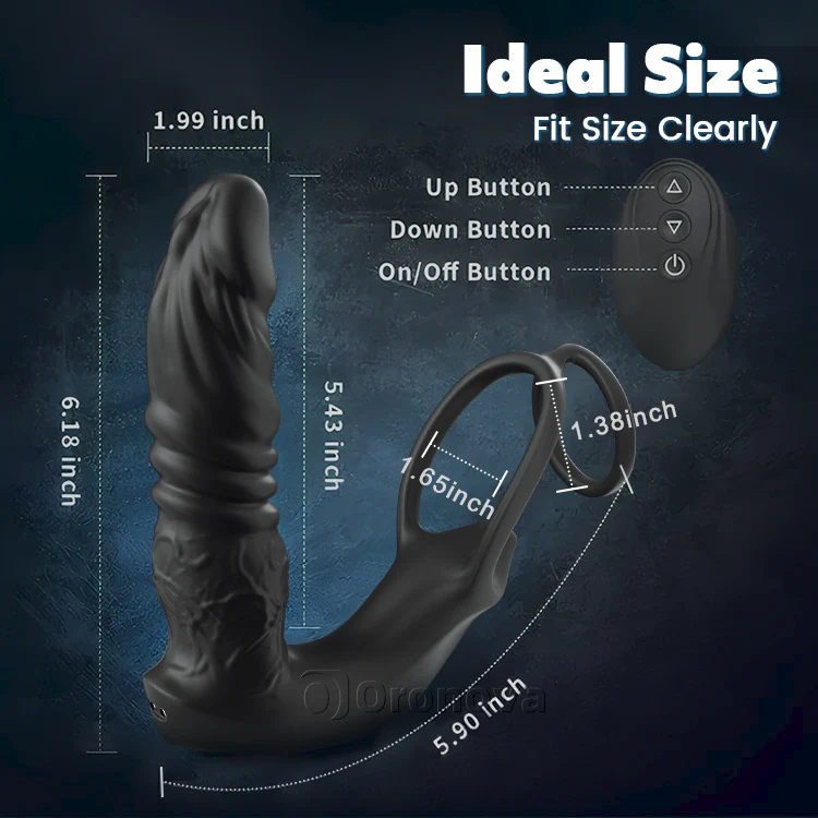 Thrusting Prostate Massager with Dual Vibration and App Controll - Image 10