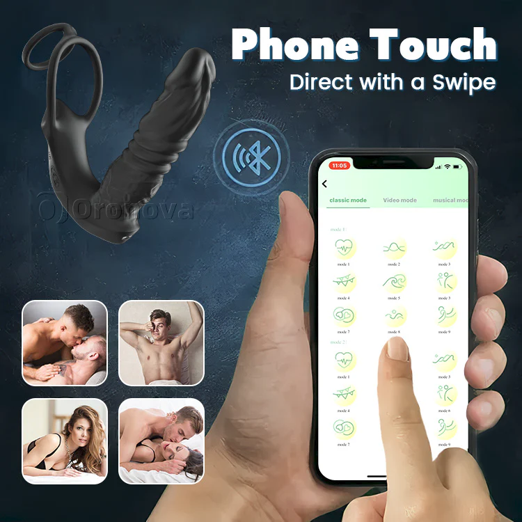 Thrusting Prostate Massager with Dual Vibration and App Controll - Image 6