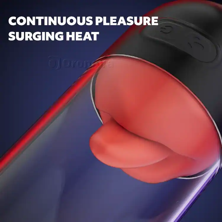 App Controlled Male Masturbator with 9 Tongue Licking & Vibration Modes - Image 2