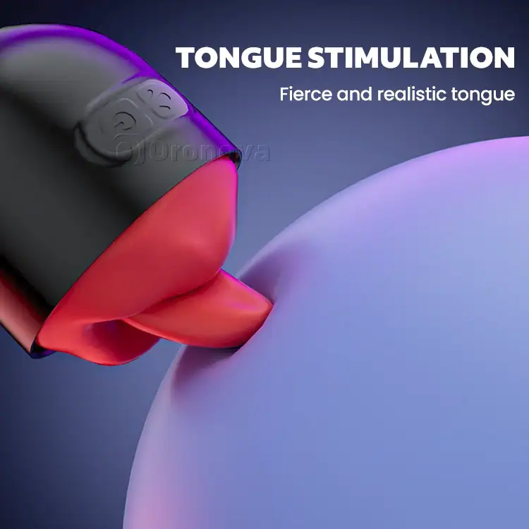 App Controlled Male Masturbator with 9 Tongue Licking & Vibration Modes - Image 3