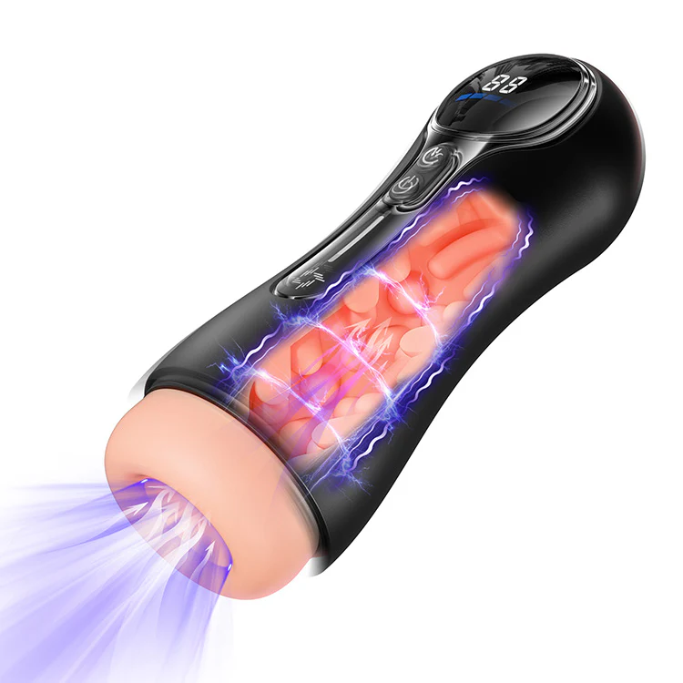 Automatic Male Masturbator – 4 Suction Modes, 9 Vibrations, LED Display - Image 2