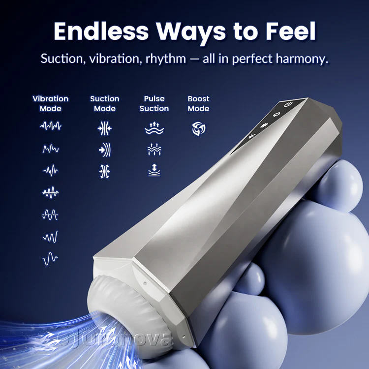 Automatic Male Masturbator – Sucking & Vibrating, 3 Modes,Waterproof - Image 4