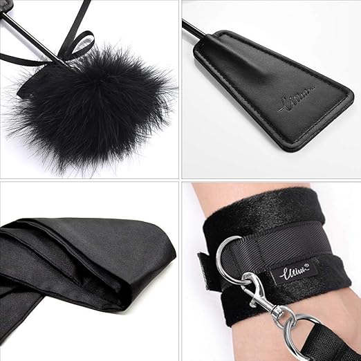 BDSM Bed Restraint Kit with Blindfold & Handcuffs - Image 3