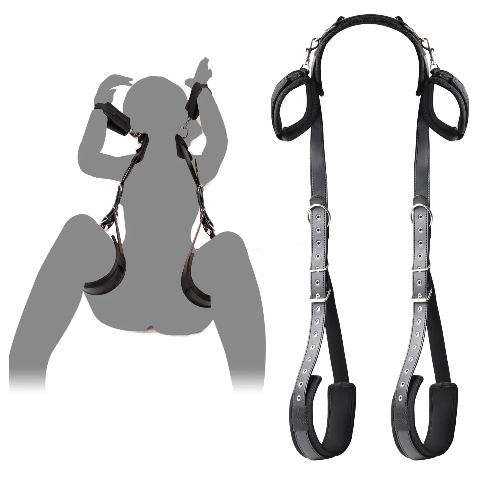 Adjustable BDSM Restraint Set for Advanced Bondage Play - Image 6