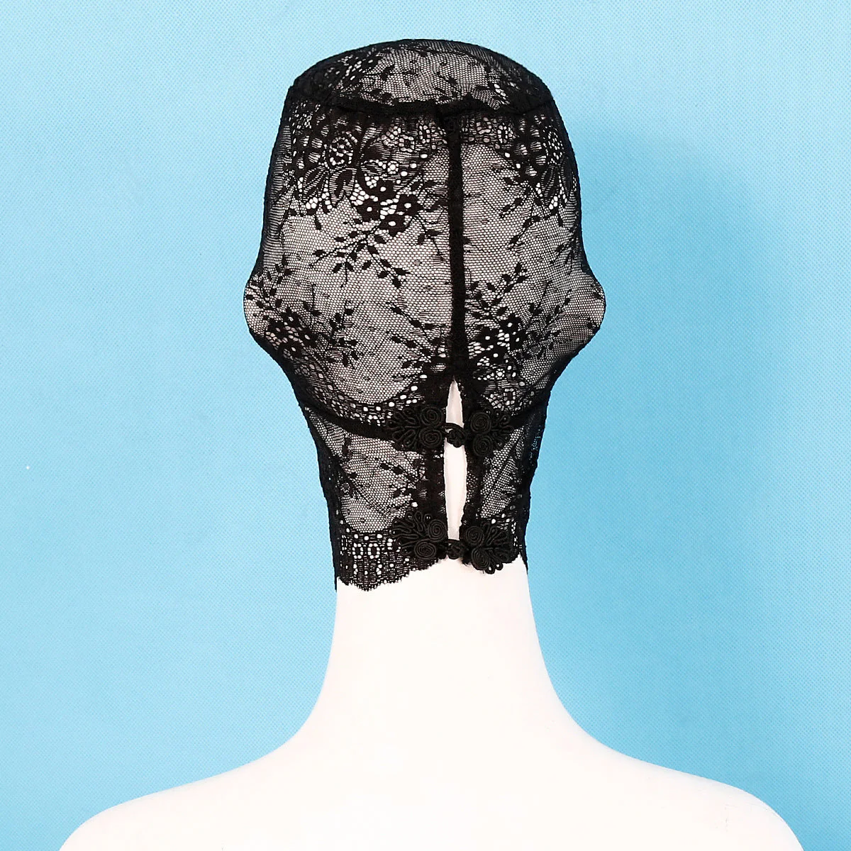 Black Lace Hood - Image 3