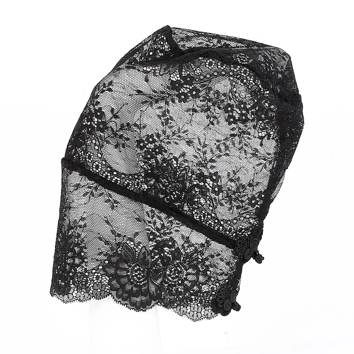 Black Lace Hood - Image 4