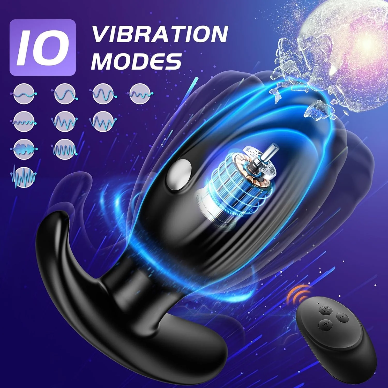 Electrical Vibrating Butt Plug - Image 3