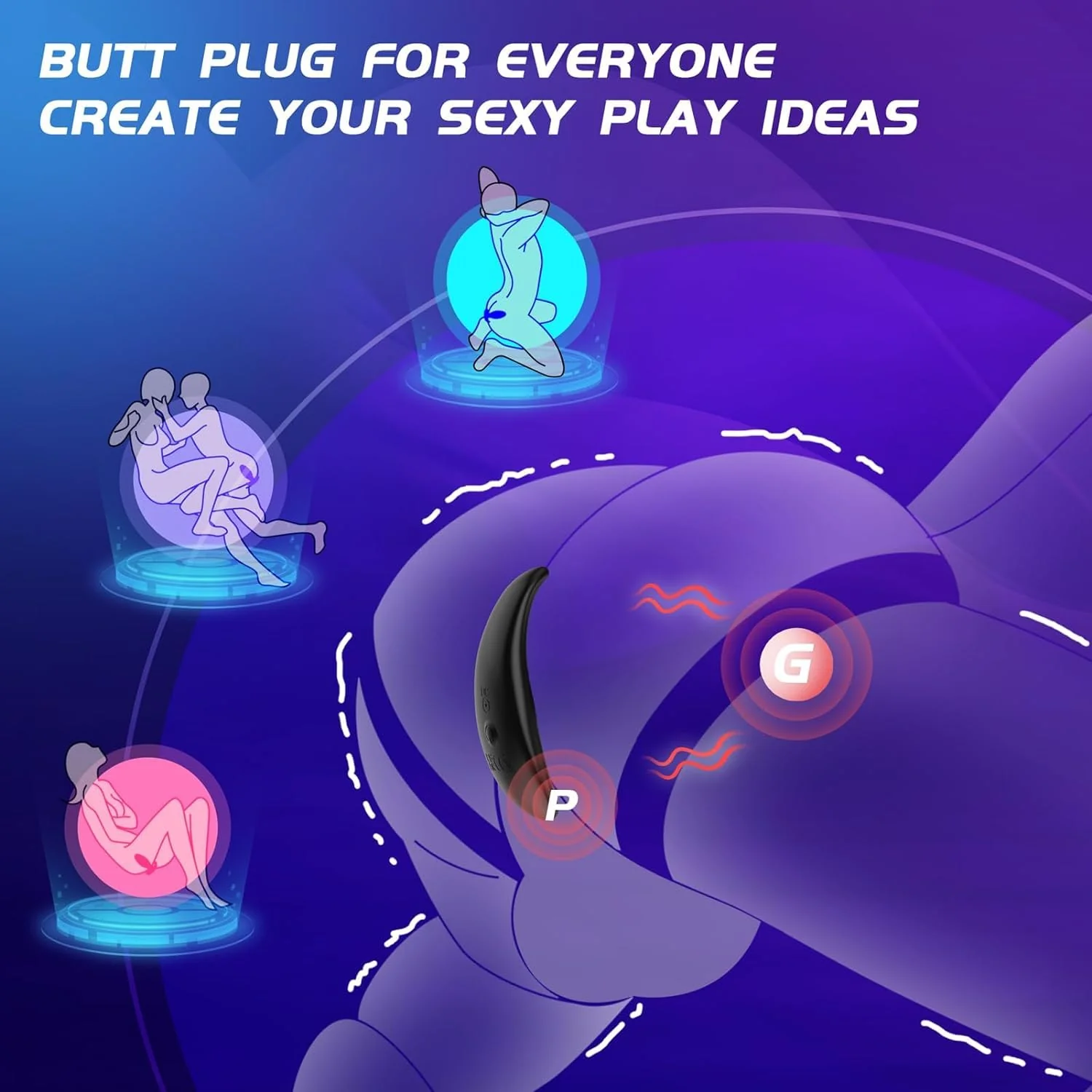 Electrical Vibrating Butt Plug - Image 4