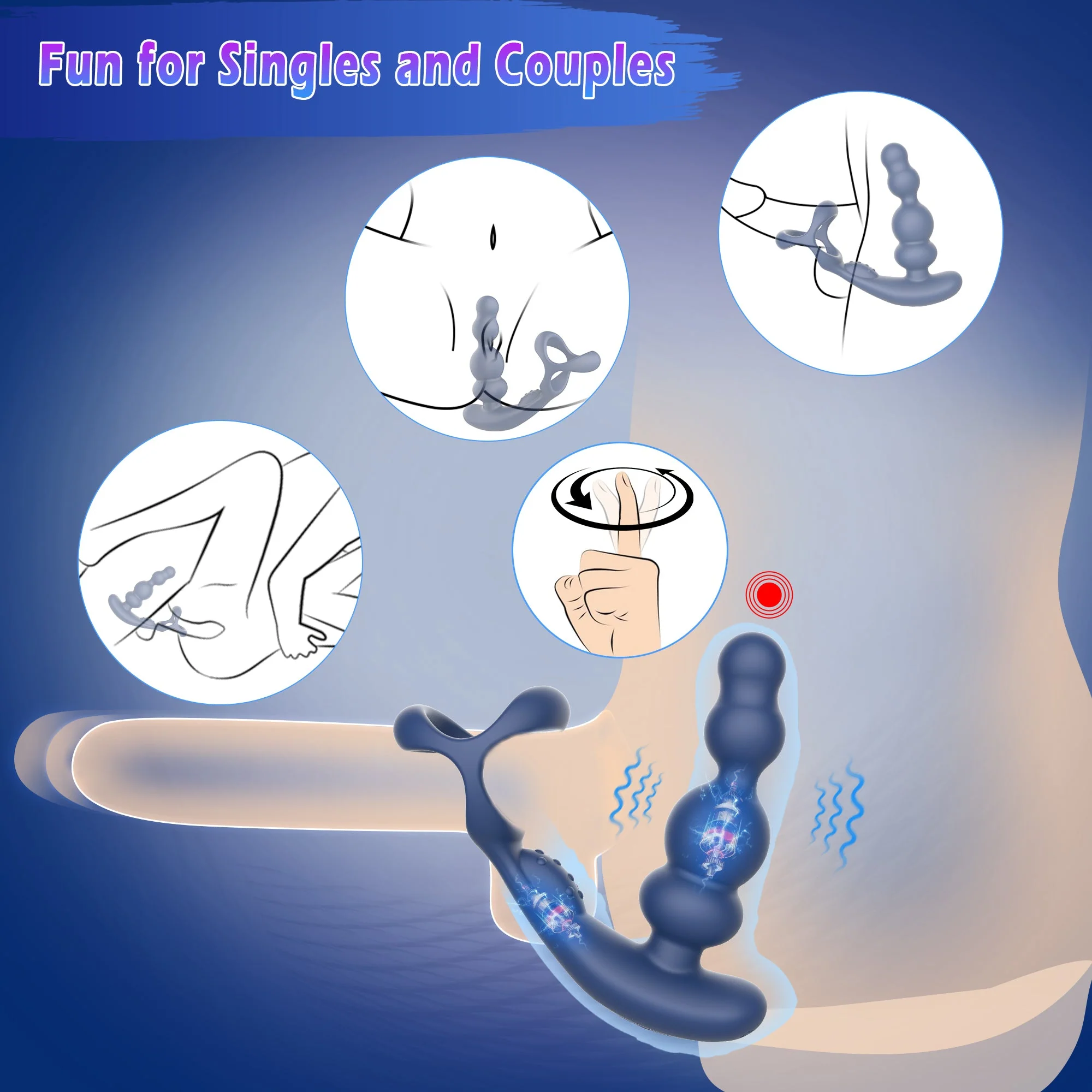 Prostate Massager with High Speed Rotation - Image 4