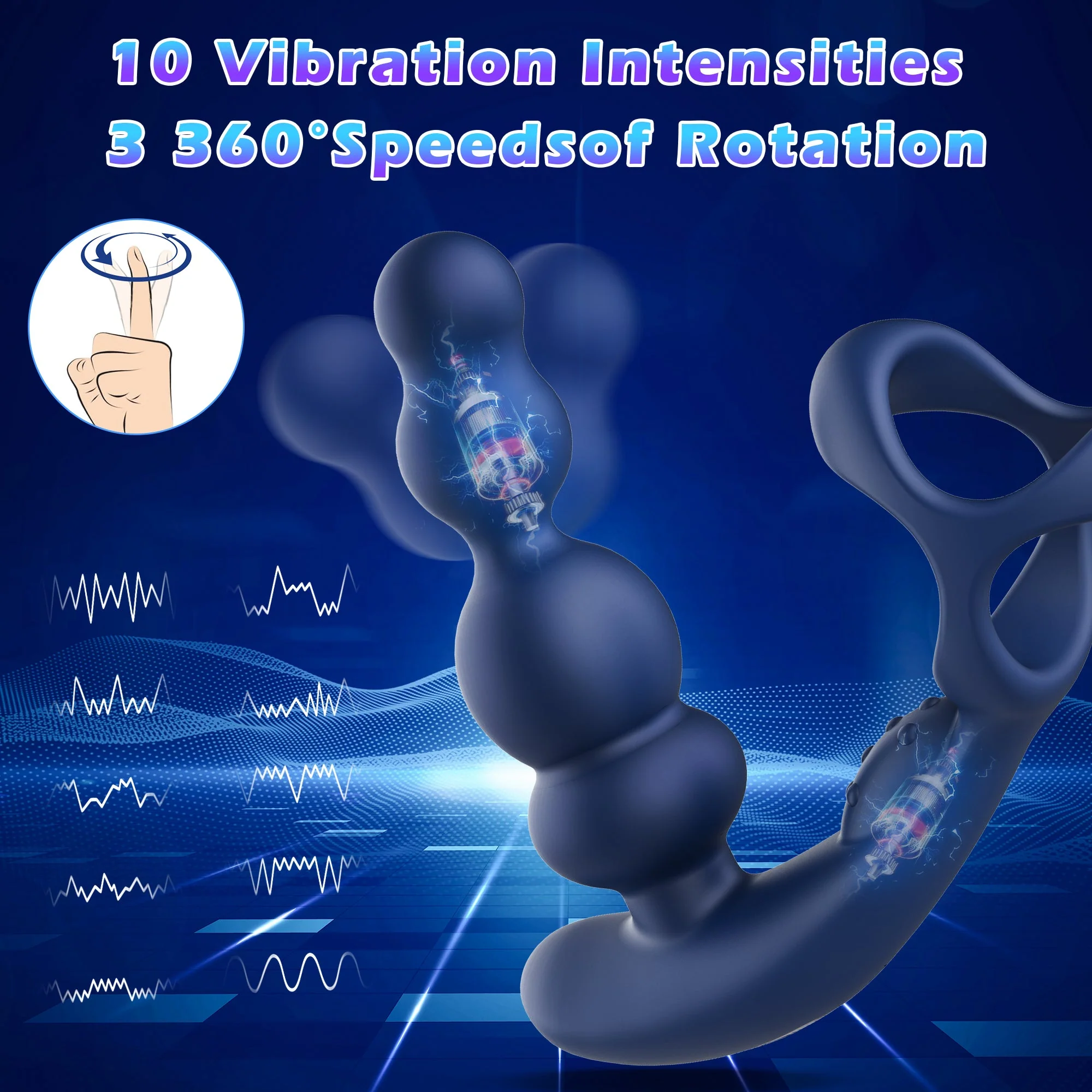 Prostate Massager with High Speed Rotation - Image 7