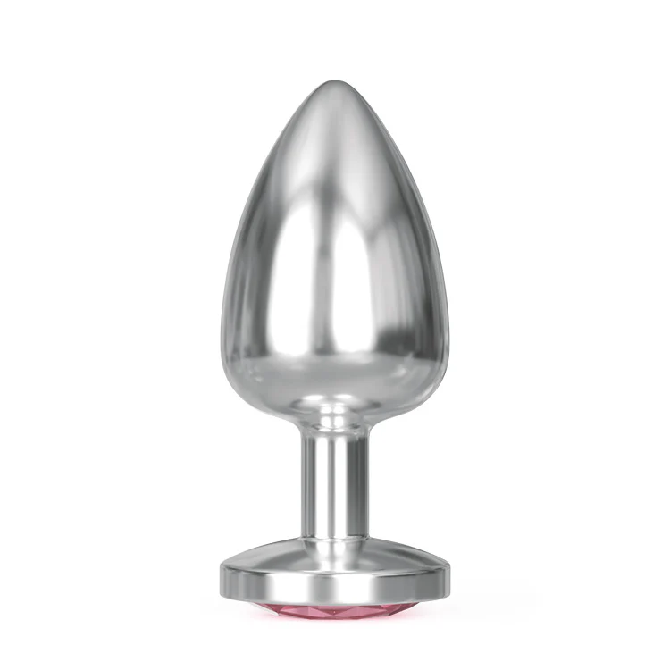 Diamond Base Metal Anal Plug Set (3 Pieces) - Image 2