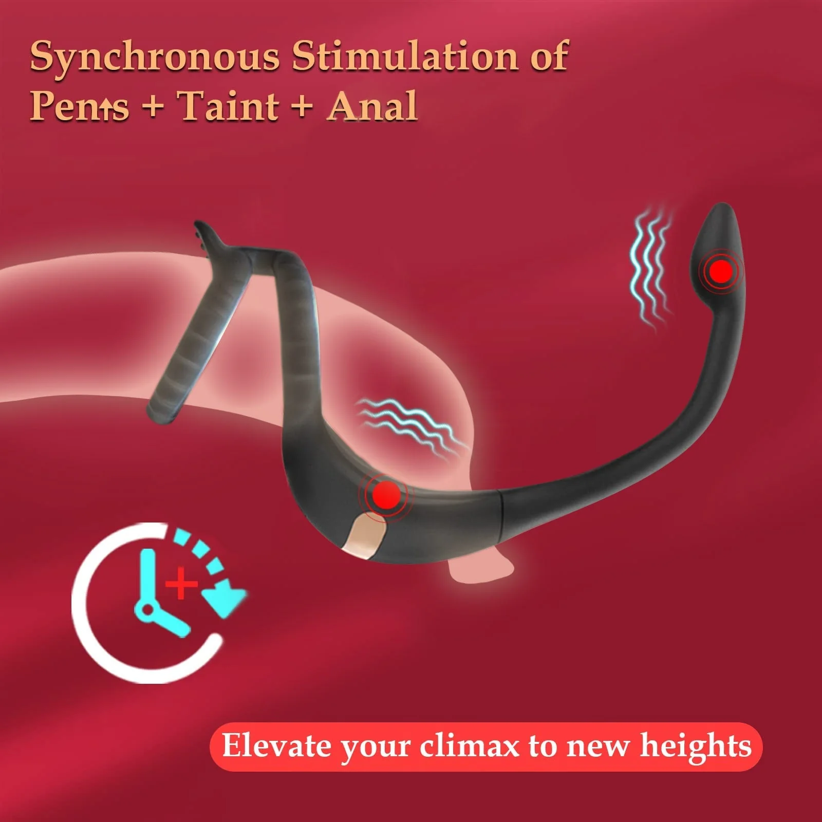 Double Delight Vibrating Penis Ring for Dual Sensations - Image 3