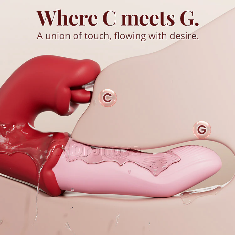 G-Spot & Clitoral Pleasure Vibrator – Tongue Licking, Waterproof - Image 5
