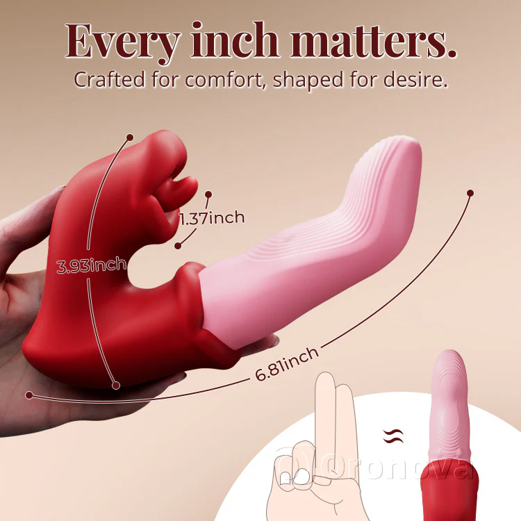 G-Spot & Clitoral Pleasure Vibrator – Tongue Licking, Waterproof - Image 8