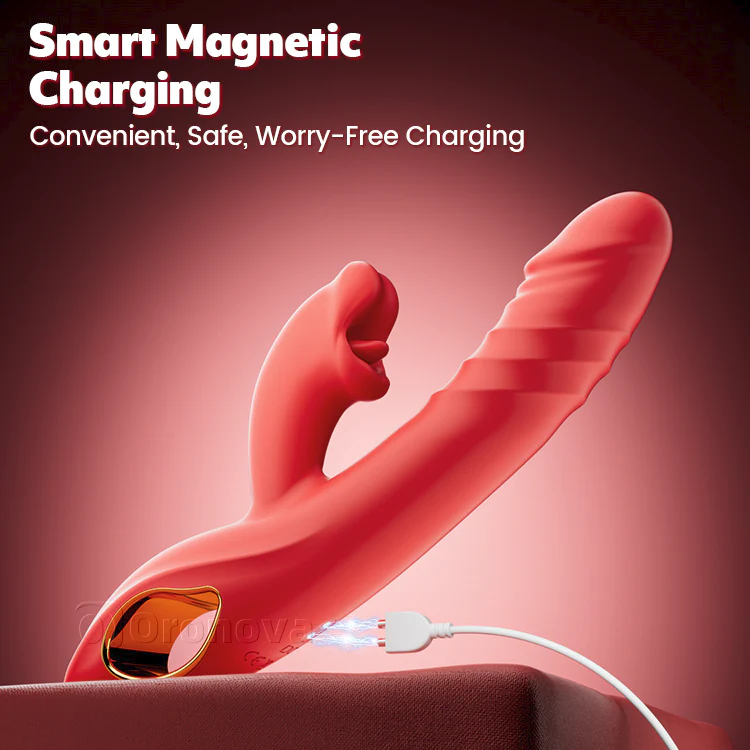 Dynamic Bliss Wave - Ultimate G Spot Pleasure Toy with Adjustable Biting and Stretching - Image 6