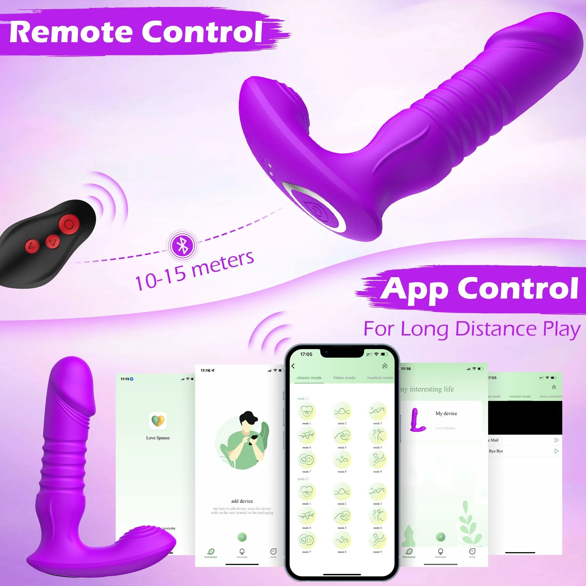 Dynamic G-Spot Vibrating Dildo with Powerful Thrusting Action - Image 5