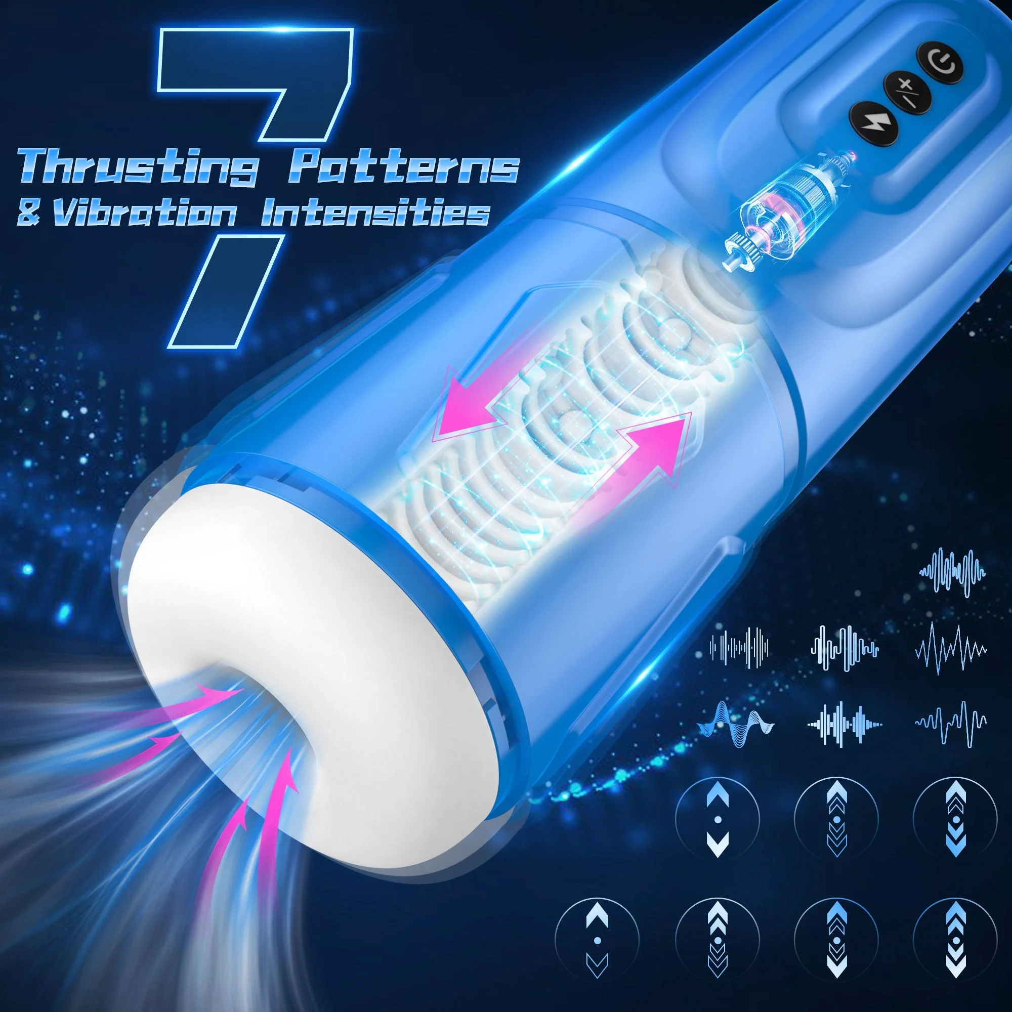 Thrusting Masturbator with Vibration - Image 5