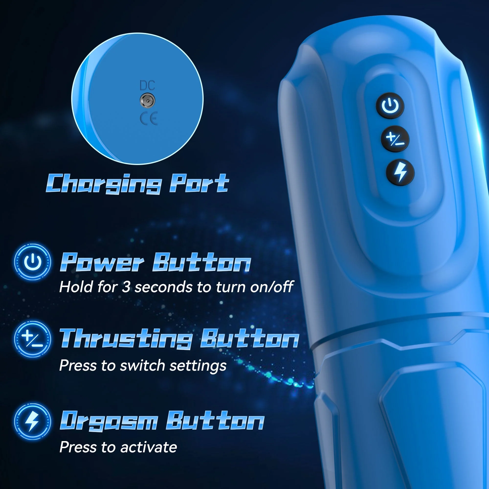 Thrusting Masturbator with Vibration - Image 7