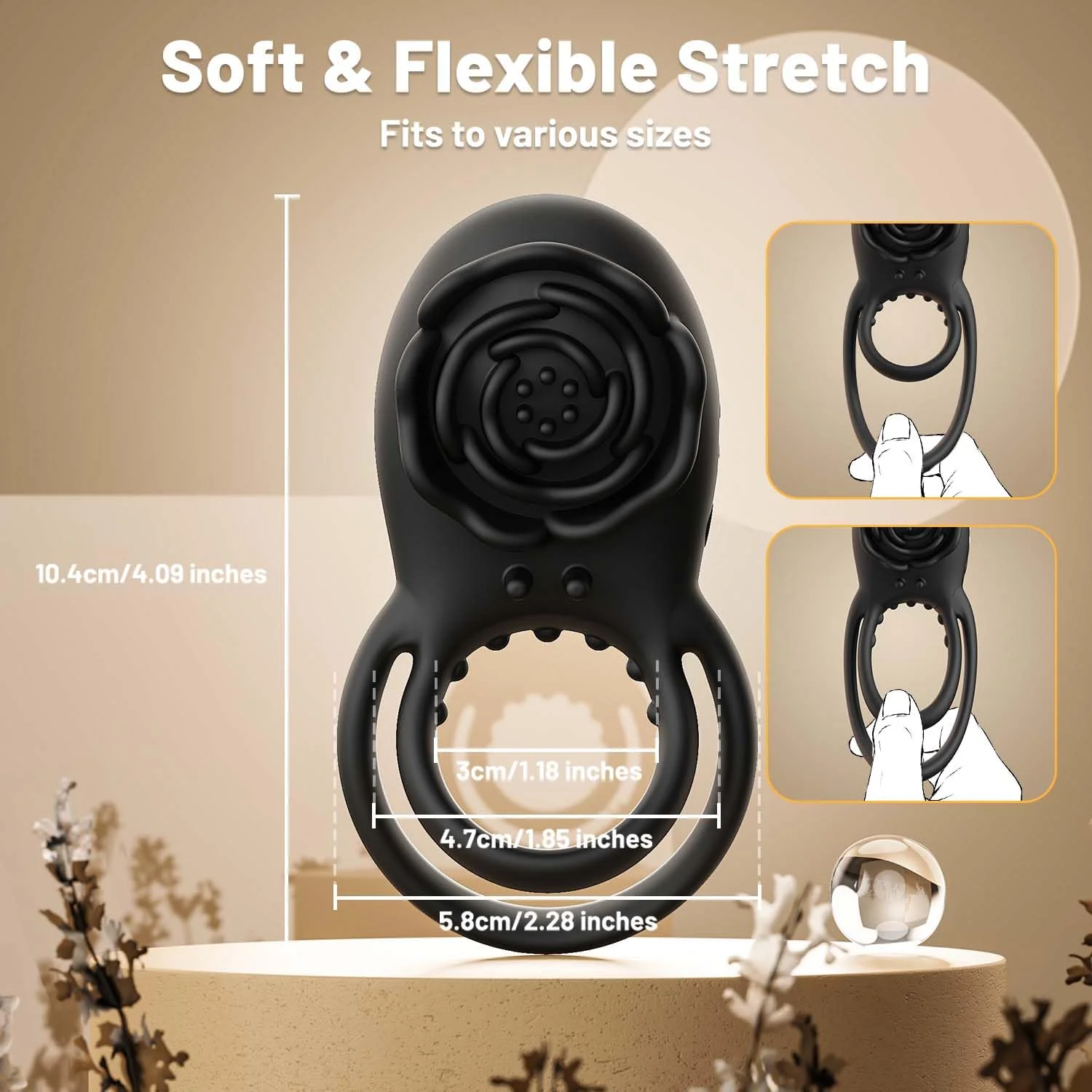 Amorette - Enchanting Vibrating Ring with Stimulation - Image 5