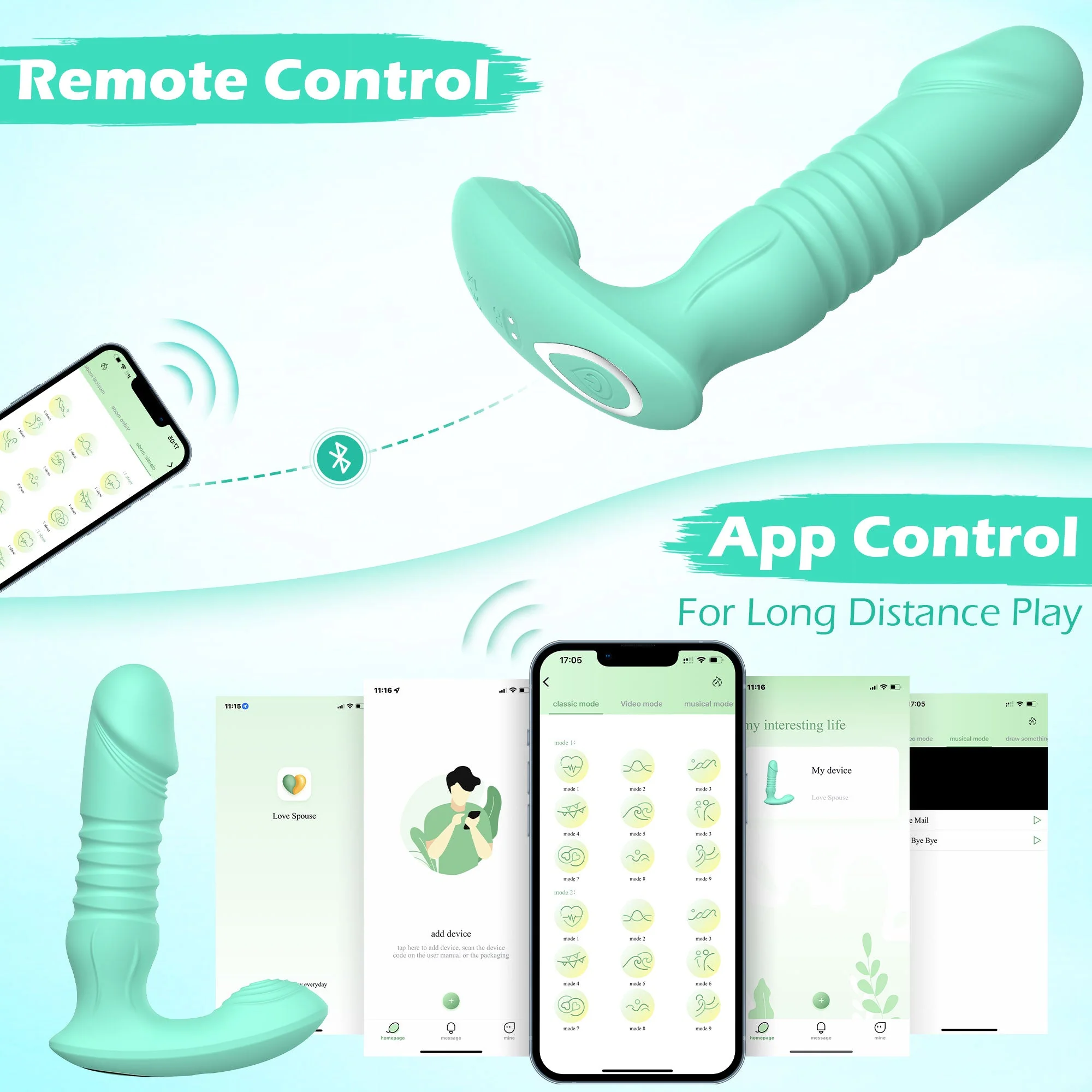 Dildo G Spot Vibrator with Thrusting Functions & Adjustable Design - Image 5