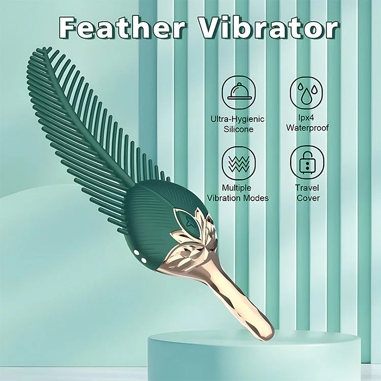 Feather Vibrator – Silent, Powerful & 10 Modes of Pleasure - Image 3