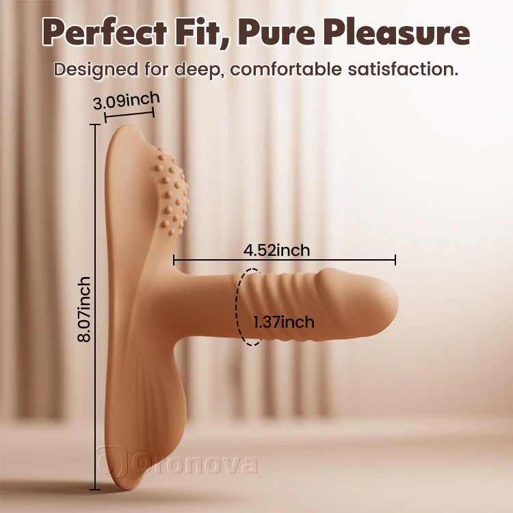 Female ride vibrating dildo, G-spot anal stimulation, suitable for couples - Image 6