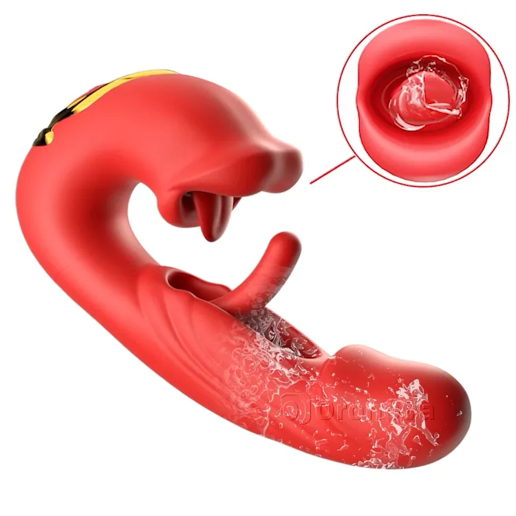 Flapping G spot Vibrator with Kissing Mouth & Vibration - Image 3