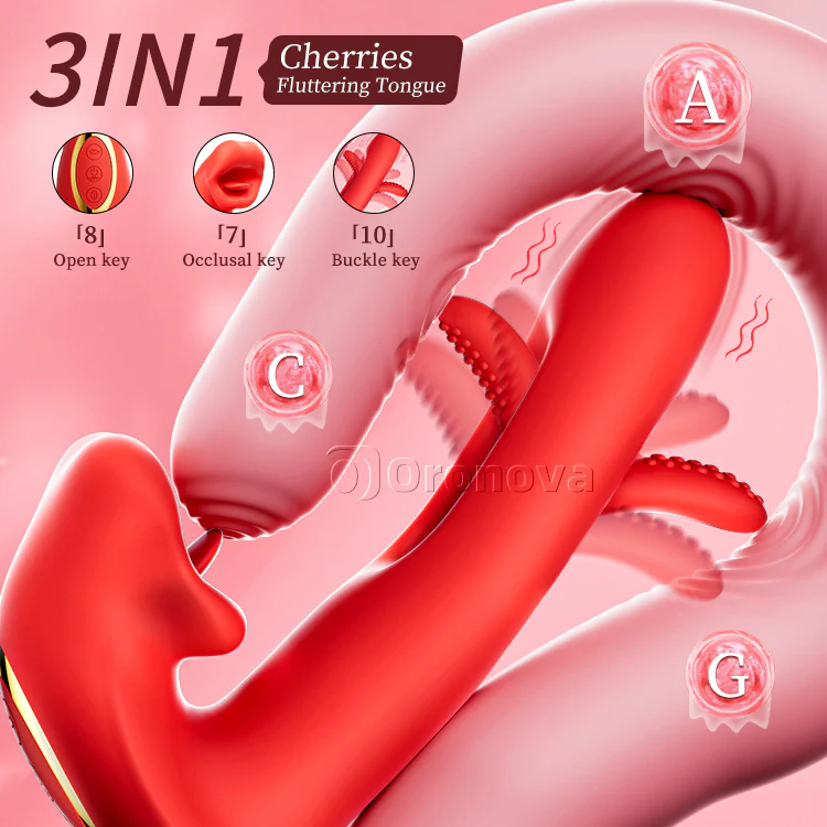 Octavia - G Spot Flapping Vibrator with Kiss & Vibrate Sensations - Image 3