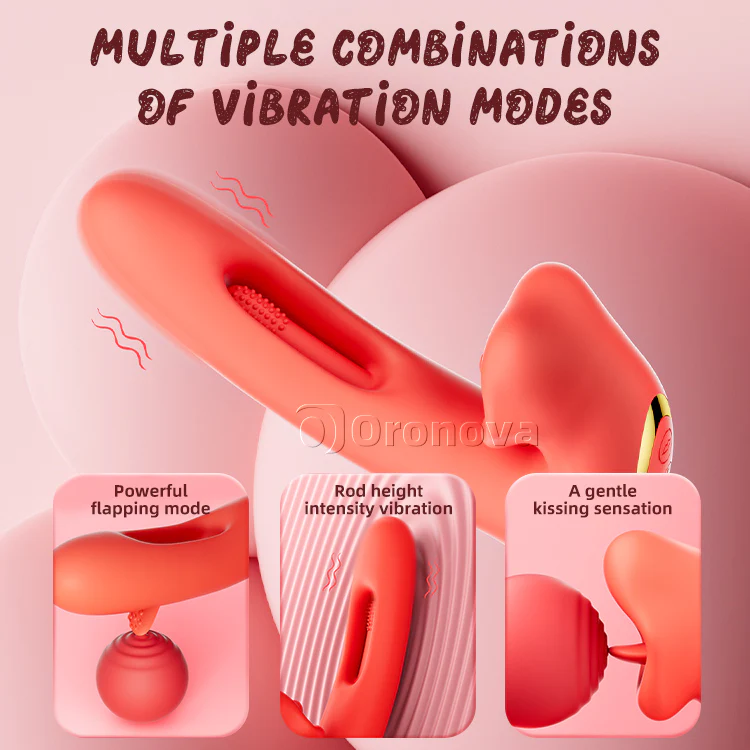 Octavia - G Spot Flapping Vibrator with Kiss & Vibrate Sensations - Image 5
