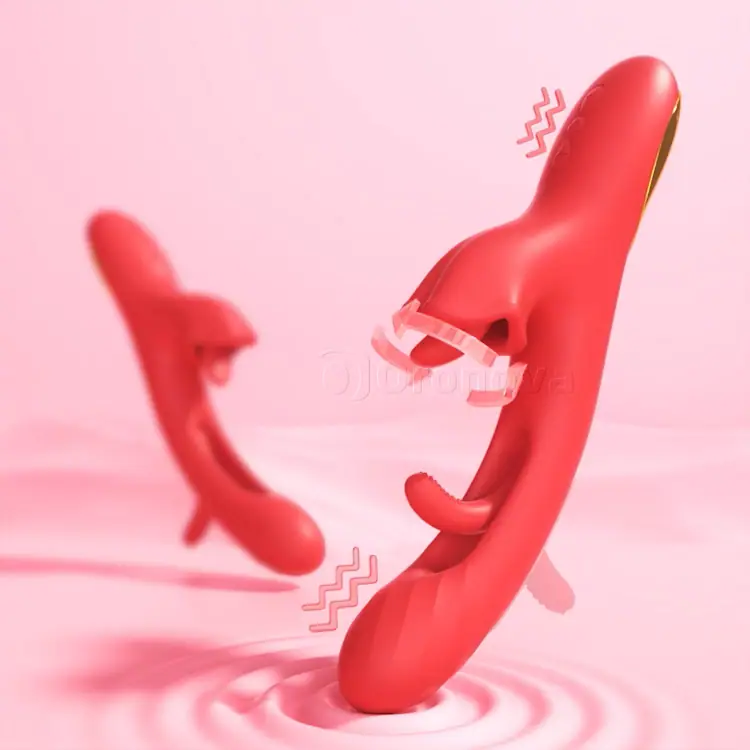 G Spot Tongue Licking Vibrator with Flapping & Rotating - Image 4