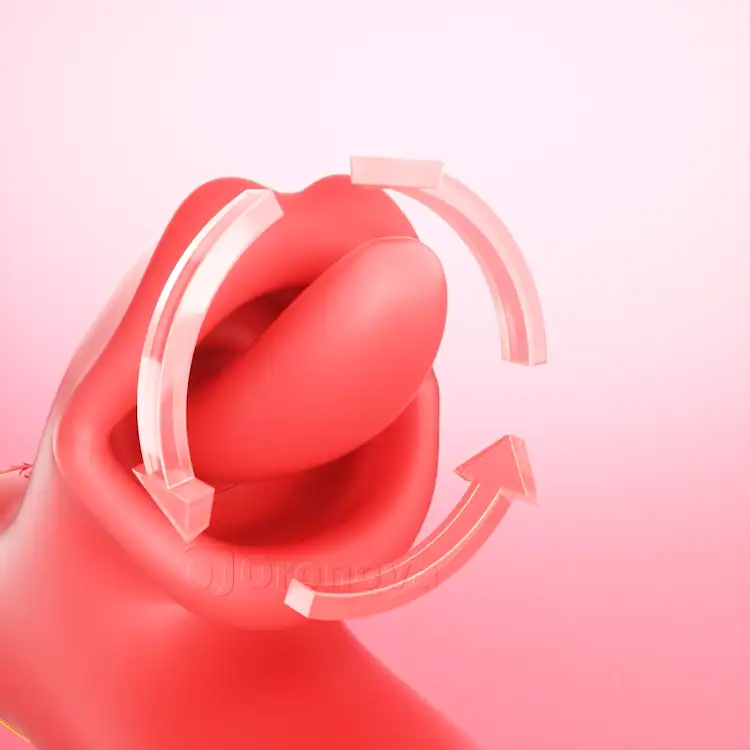 G Spot Tongue Licking Vibrator with Flapping & Rotating - Image 5