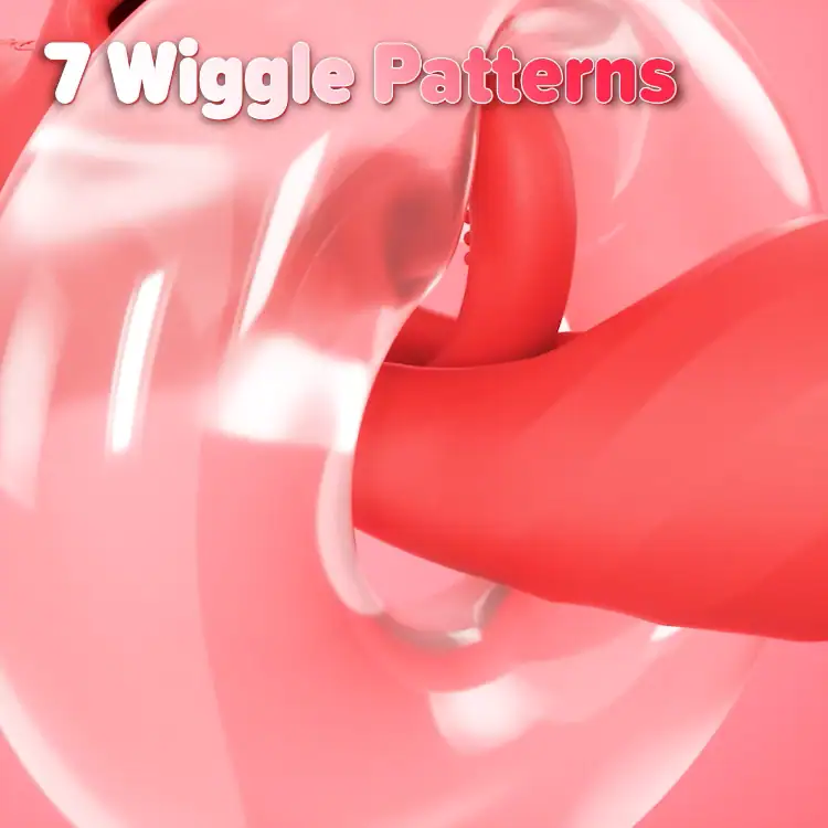 G Spot Tongue Licking Vibrator with Flapping & Rotating - Image 7