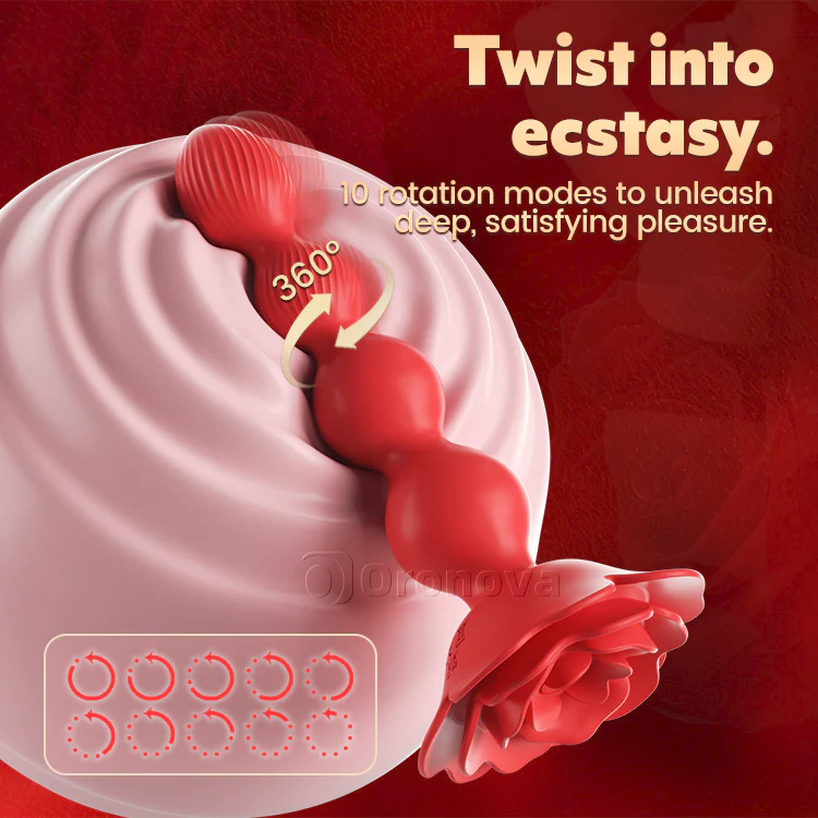 Anal Bead Vibrator with 10 Vibrations - Image 3