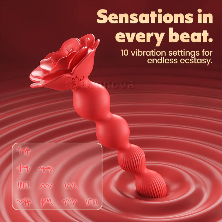 Anal Bead Vibrator with 10 Vibrations - Image 4