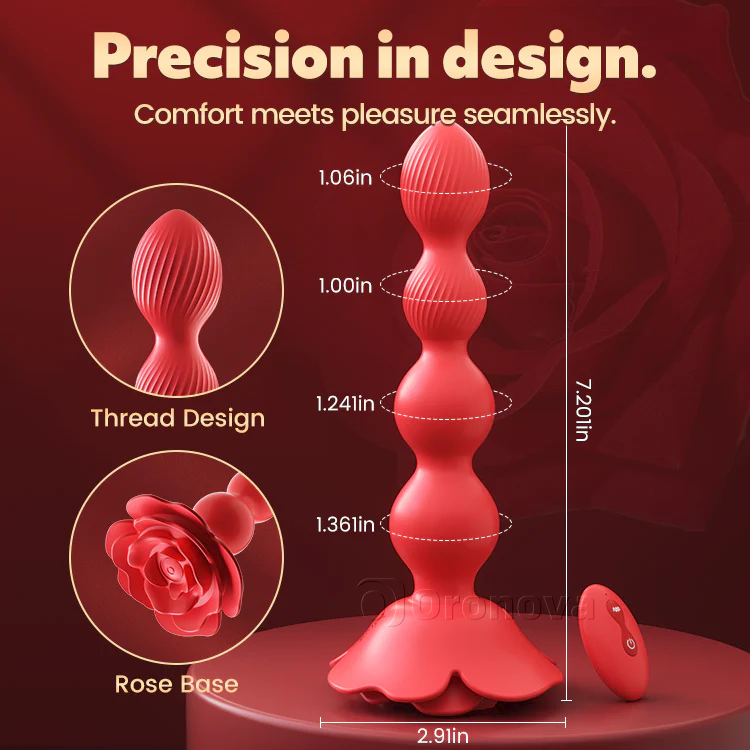Anal Bead Vibrator with 10 Vibrations - Image 6
