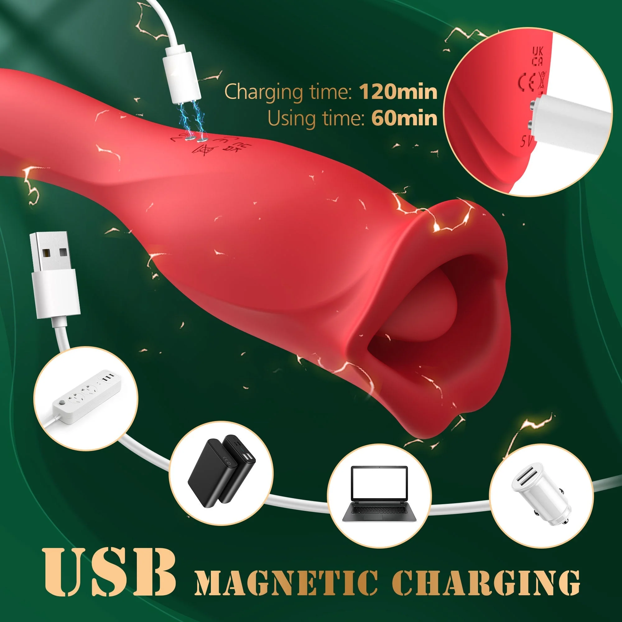 Licking Motion Clitoral Vibrator with Modes - Image 5