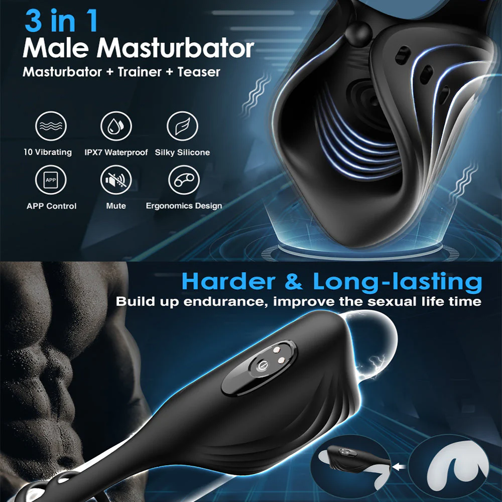 Sela - Manual Stroker with Ribbed Tunnel Stimulation - Image 5