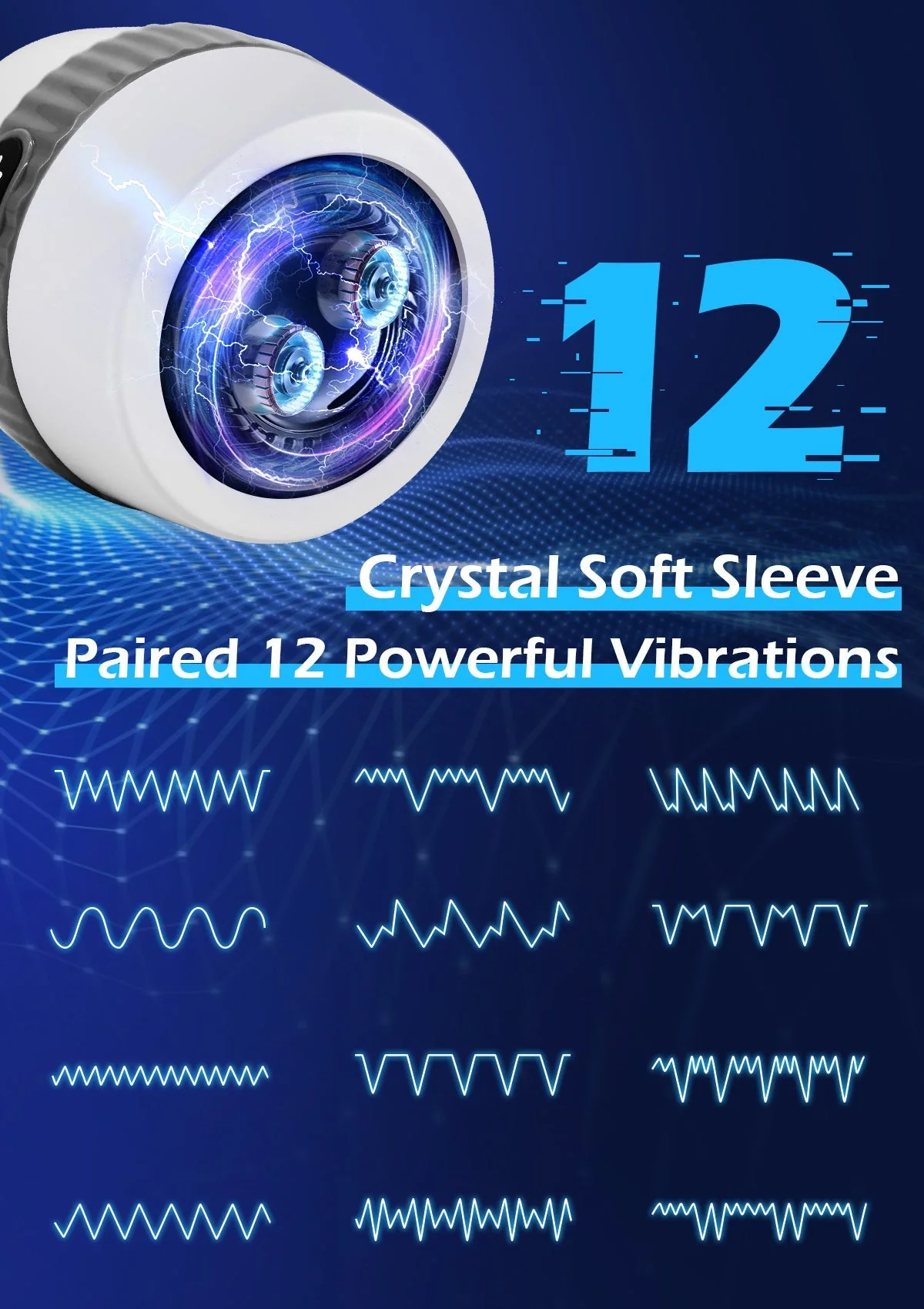 Male Masturbator with Vibration & Open Design - Image 3