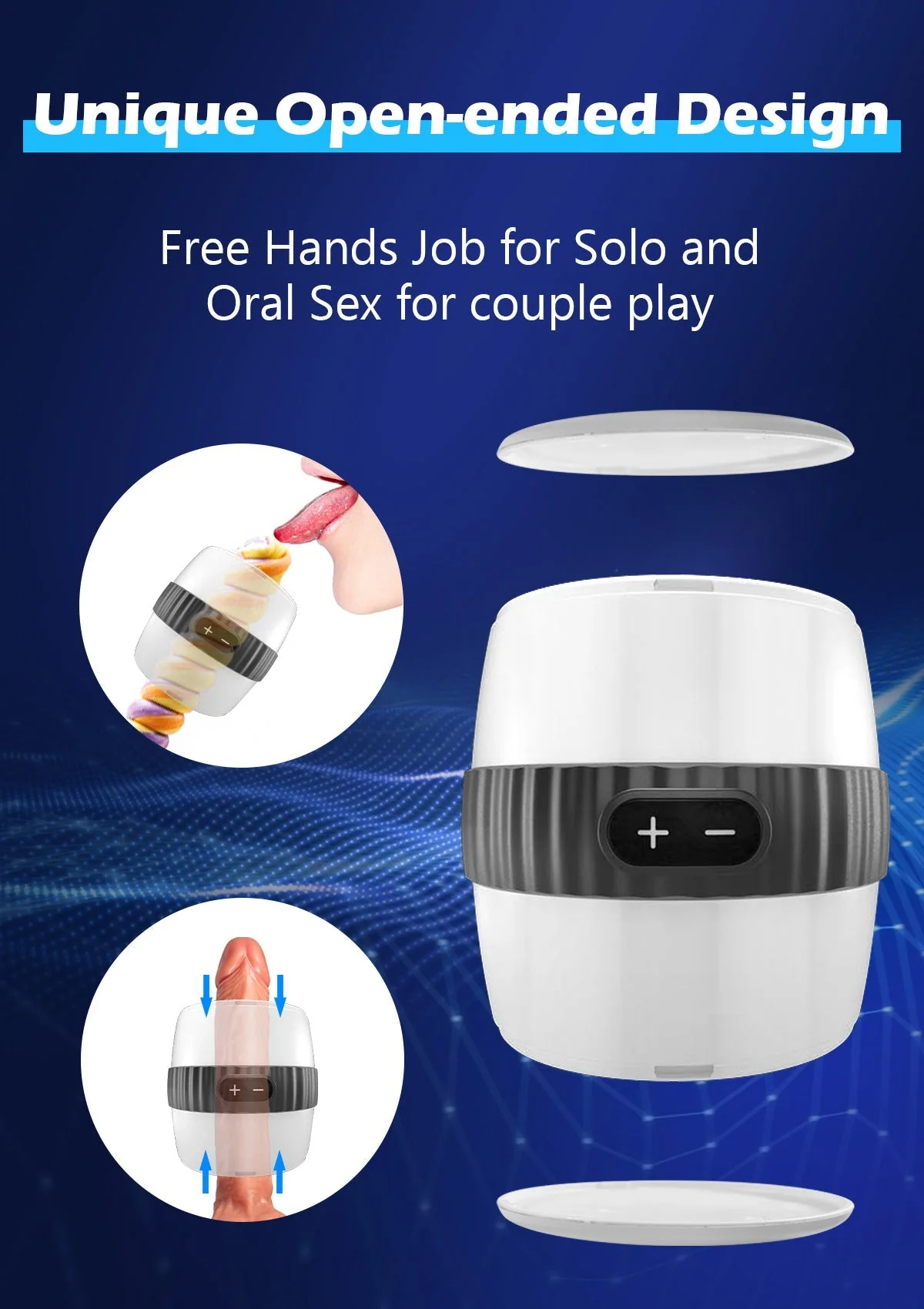 Male Masturbator with Vibration & Open Design - Image 4