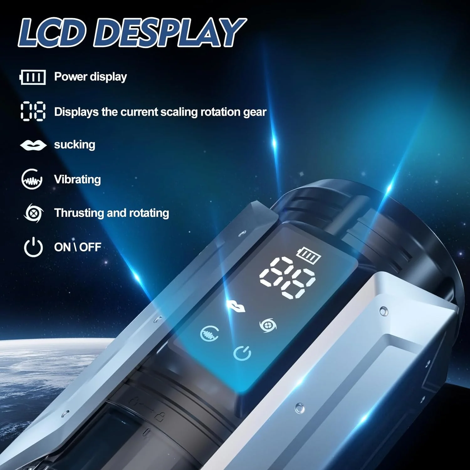 Male Stroker with 7 Modes: Sucking, Vibrating, Thrusting & Rotating - Image 5