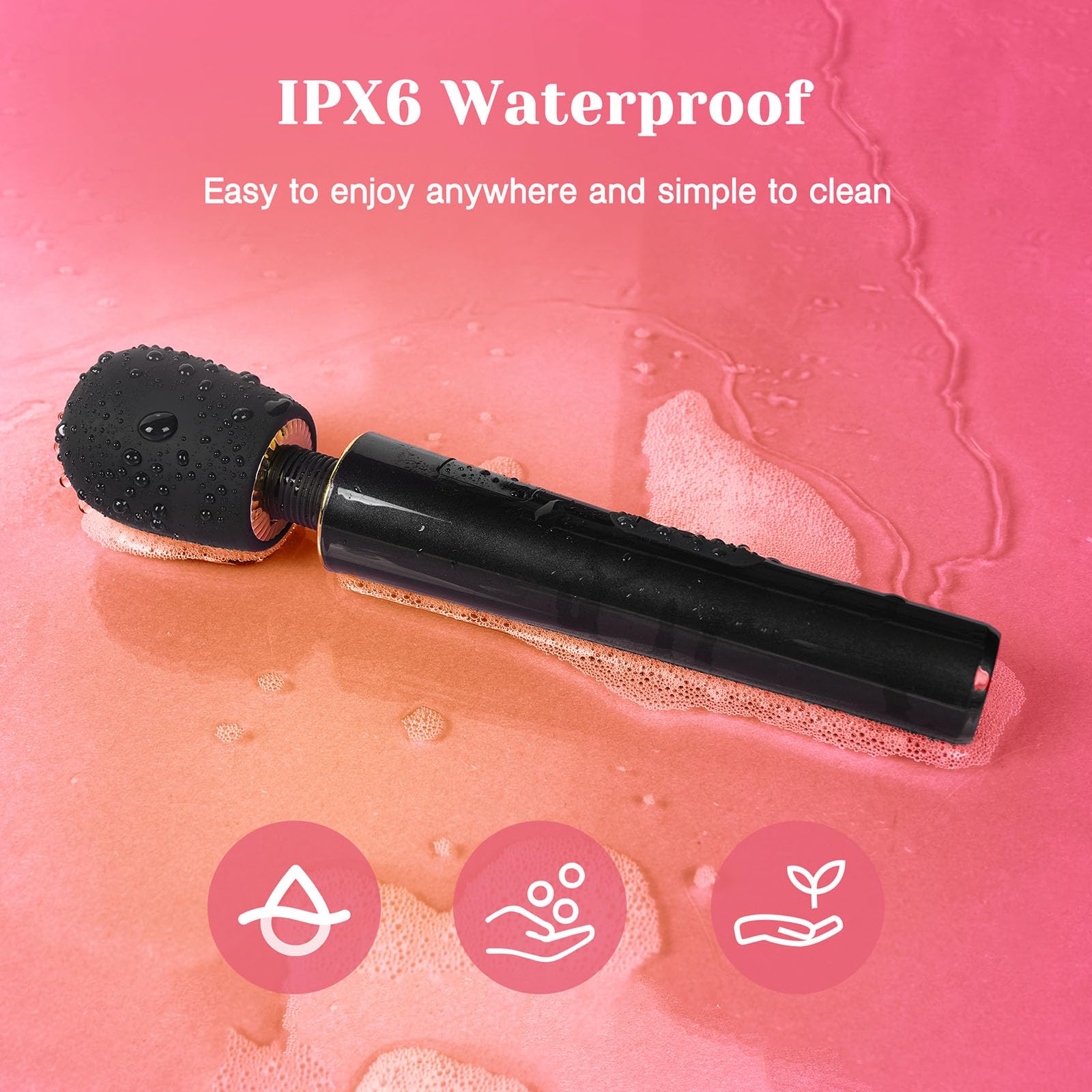 Mini Vibrator Wand – 9 Modes, 5 Speeds & LED Display - Image 8